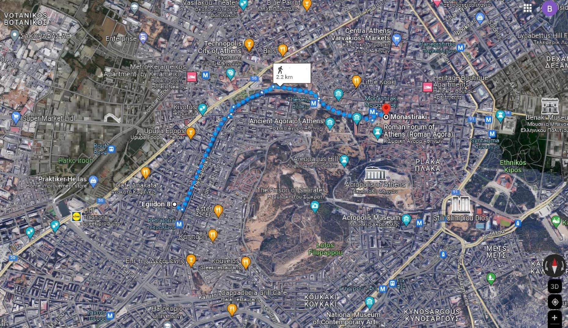 Veggera Apt Athens Center,Petralona Station Экстерьер фото